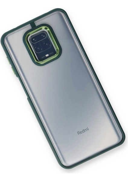Xiaomi Redmi Note 9 Pro Kılıf Dora Kapak - Haki Yeşil 300099
