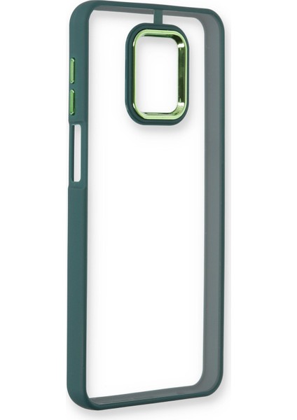 Xiaomi Redmi Note 9 Pro Kılıf Dora Kapak - Haki Yeşil 300099