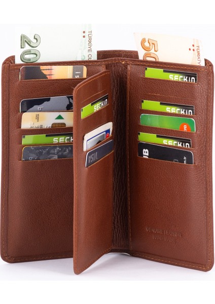 Horizonestore 405 Model Hakiki Deri Telefon Bölmeli Uzun Cüzdan