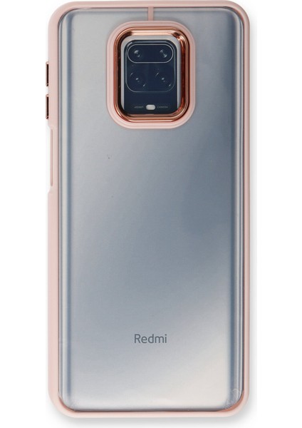 Xiaomi Redmi Note 9s Kılıf Dora Kapak - Pudra 300099