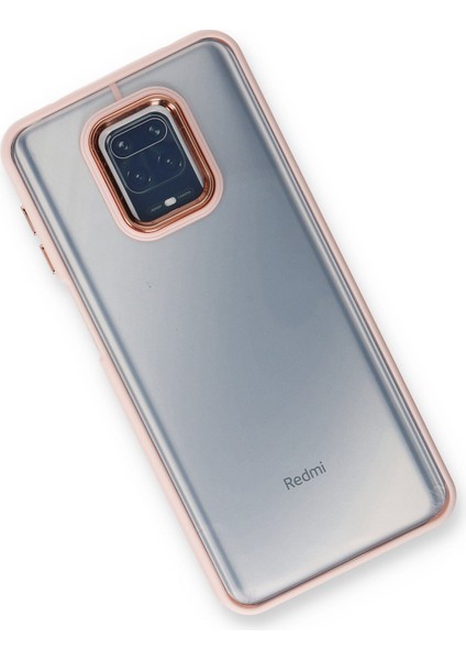 Xiaomi Redmi Note 9s Kılıf Dora Kapak - Pudra 300099