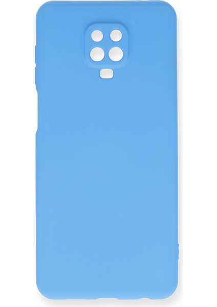 Xiaomi Redmi Note 9 Pro Kılıf Nano Içi Kadife Silikon - Mavi 300099