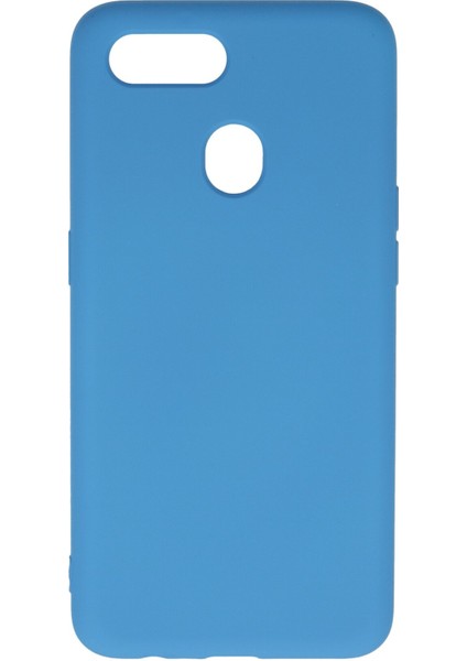 Oppo A12 Kılıf Nano Içi Kadife Silikon - Mavi 300099