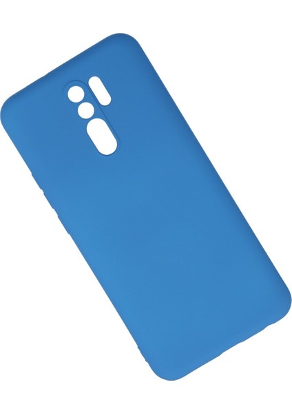 Xiaomi Redmi 9 Kılıf Nano Içi Kadife Silikon - Mavi 300099