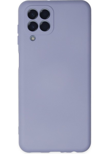 Samsung Galaxy M33 Kılıf Nano Içi Kadife Silikon - Lila 300099