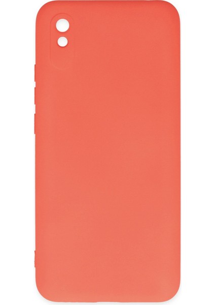 Xiaomi Redmi 9A Kılıf Nano Içi Kadife Silikon - Turuncu 300099