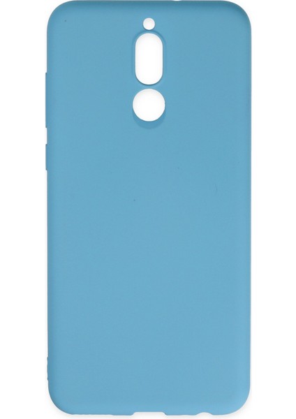 Huawei Mate 10 Lite Kılıf Nano Içi Kadife Silikon - Mavi 300099