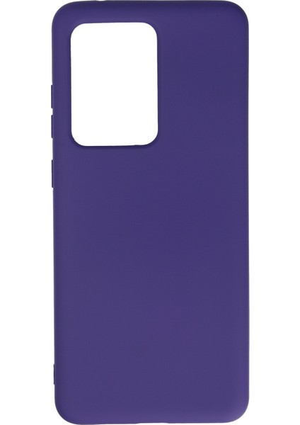 Samsung Galaxy S20 Ultra Kılıf Nano Içi Kadife Silikon - Mor 300099