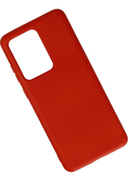 Samsung Galaxy S20 Ultra Kılıf Nano Içi Kadife Silikon - Kırmızı 300099