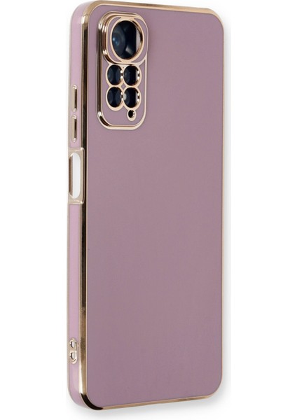 Xiaomi Redmi Note 11S Kılıf Volet Silikon - Mor 300099