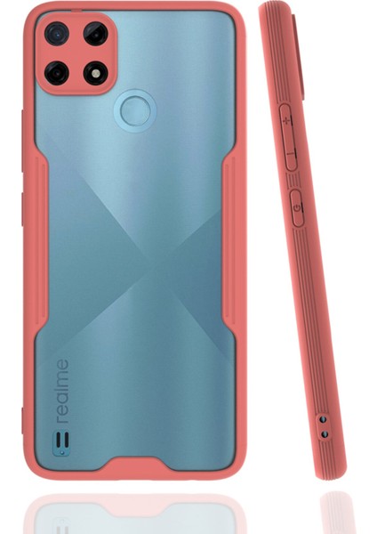 Realme C25Y Kılıf Platin Silikon - Pembe 300099