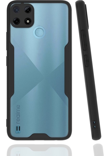 Realme C25Y Kılıf Platin Silikon - Siyah 300099