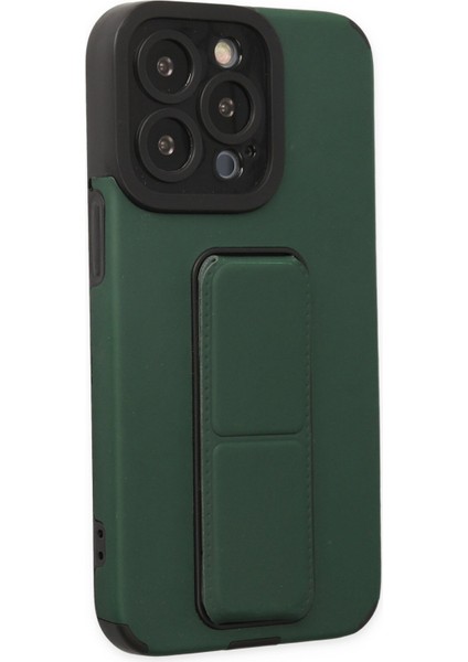 Iphone 13 Pro Max Kılıf Mega Standlı Silikon - Yeşil 300099 indirimleri
