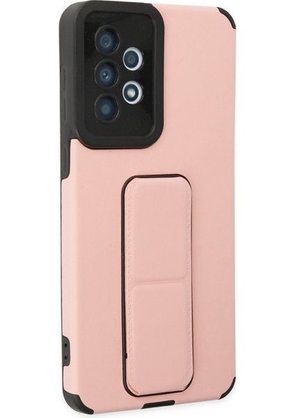 Samsung Galaxy A33 5g Kılıf Mega Standlı Silikon - Pudra 300099 fiyatları