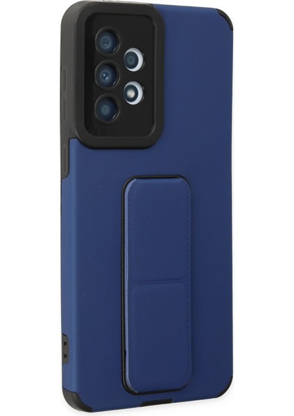 Samsung Galaxy A33 5g Kılıf Mega Standlı Silikon - Mavi 300099 fiyatları