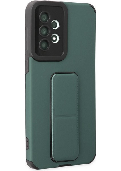 Samsung Galaxy A33 5g Kılıf Mega Standlı Silikon - Yeşil 300099 fiyatları