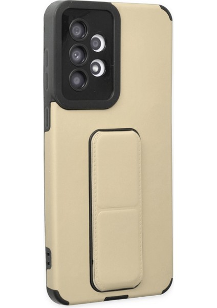 Samsung Galaxy A33 5g Kılıf Mega Standlı Silikon - Gold 300099 fiyatları