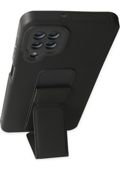 Samsung Galaxy M32 Kılıf Mega Standlı Silikon - Siyah 300099 modelleri