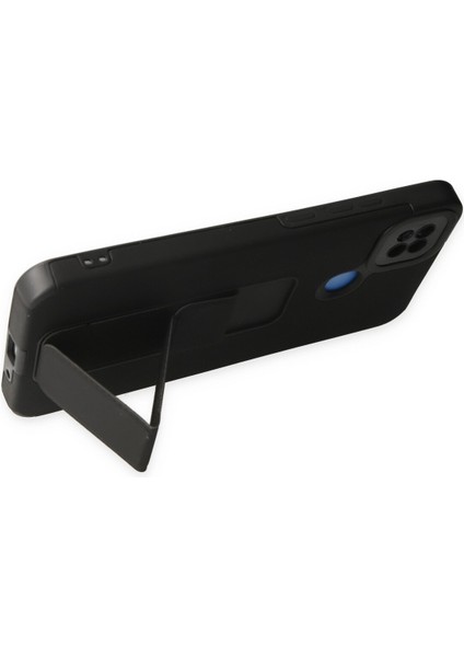 Xiaomi Redmi 9c Kılıf Mega Standlı Silikon - Siyah 300099 fırsatları