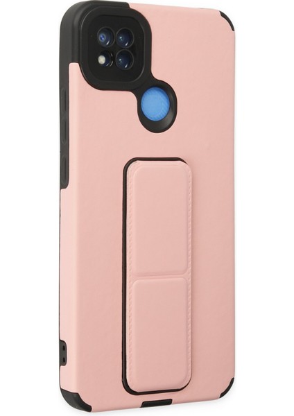 Xiaomi Redmi 9c Kılıf Mega Standlı Silikon - Pudra 300099 fiyatları