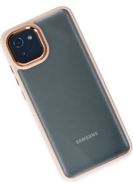 Samsung Galaxy A03 Kılıf Dora Kapak - Pudra 300099