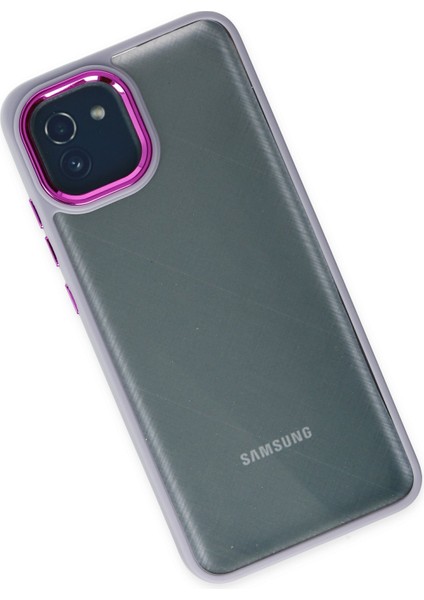 Samsung Galaxy A03 Kılıf Dora Kapak - Lila 300099