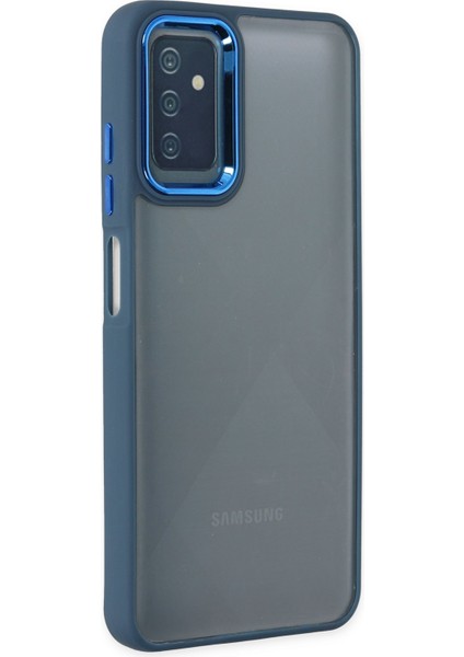 Samsung Galaxy M13 Kılıf Dora Kapak - Mavi 300099