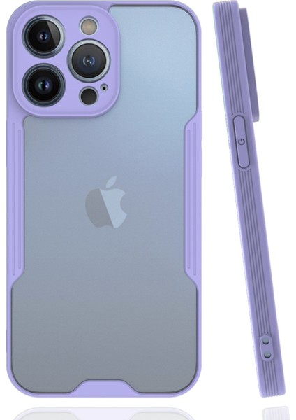 Iphone 14 Pro Kılıf Platin Silikon - Lila 300099