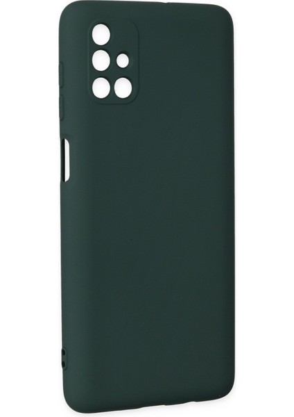 Samsung Galaxy M51 Kılıf Nano Içi Kadife Silikon - Koyu Yeşil 300099 modelleri