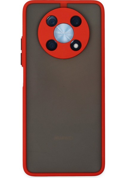 Huawei Nova Y90 Kılıf Montreal Silikon Kapak - Kırmızı 300099