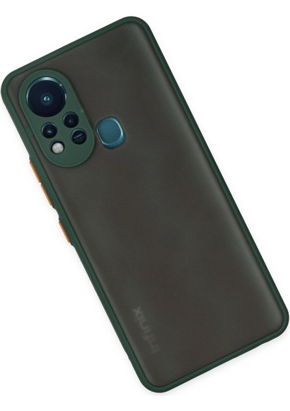 Infinix Hot 11S Kılıf Montreal Silikon Kapak - Yeşil 300099