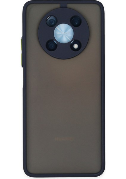 Huawei Nova Y90 Kılıf Montreal Silikon Kapak - Lacivert 300099