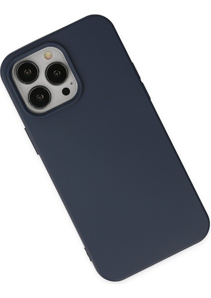 Iphone 14 Pro Kılıf Nano Içi Kadife Silikon - Lacivert 300099 modelleri