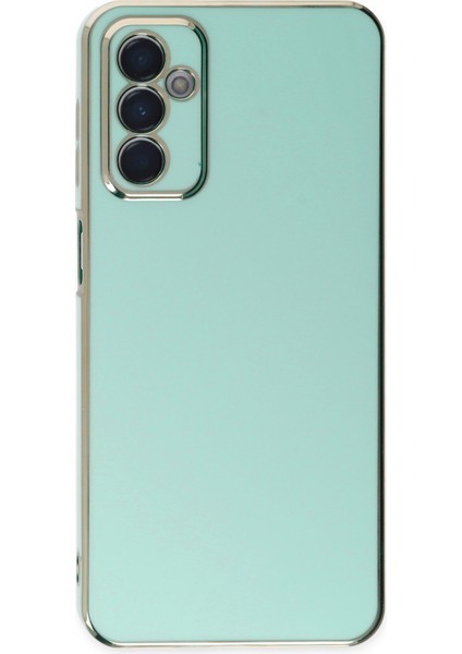 Samsung Galaxy M23 Kılıf Volet Silikon - Açık Yeşil 300099