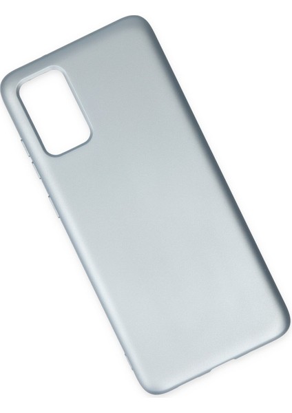 Samsung Galaxy S20 Plus Kılıf Nano Içi Kadife Silikon - Sky Blue 300099