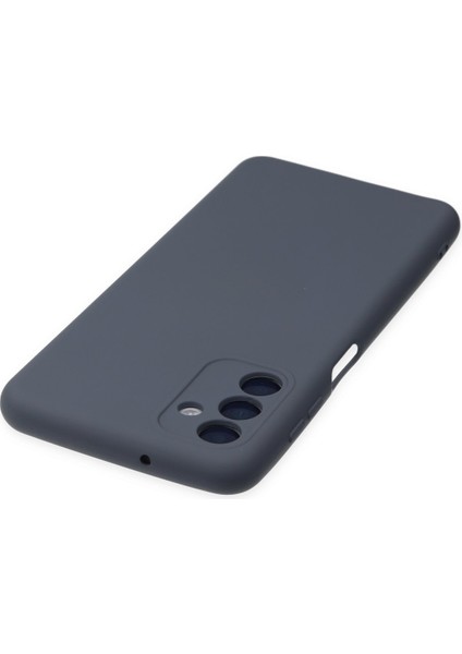 Samsung Galaxy A04S Kılıf Nano Içi Kadife Silikon - Gri 300099