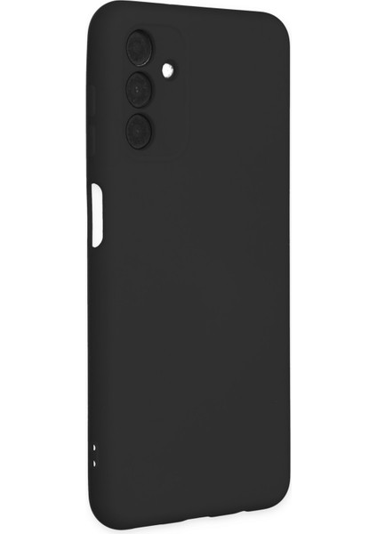 Samsung Galaxy A04S Kılıf Nano Içi Kadife Silikon - Siyah 300099