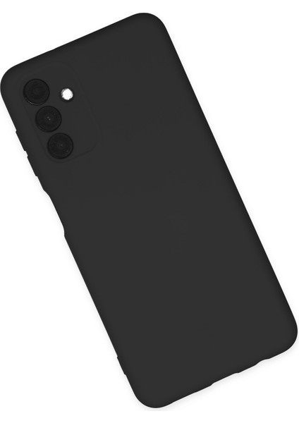 Samsung Galaxy A04S Kılıf Nano Içi Kadife Silikon - Siyah 300099