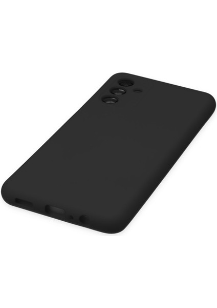 Samsung Galaxy A04S Kılıf Nano Içi Kadife Silikon - Siyah 300099