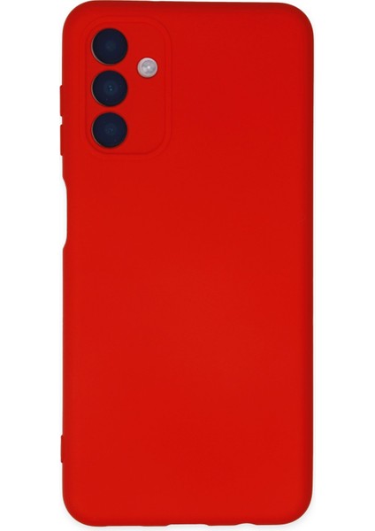 Samsung Galaxy A04S Kılıf Nano Içi Kadife Silikon - Kırmızı 300099