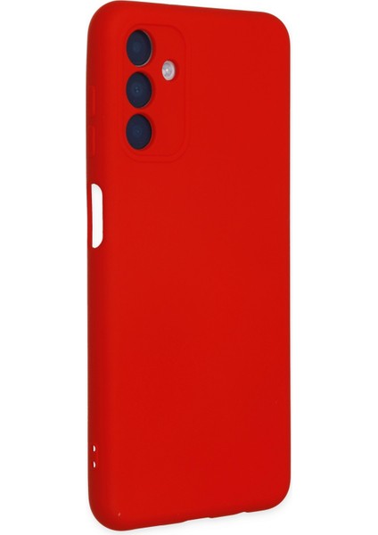 Samsung Galaxy A04S Kılıf Nano Içi Kadife Silikon - Kırmızı 300099