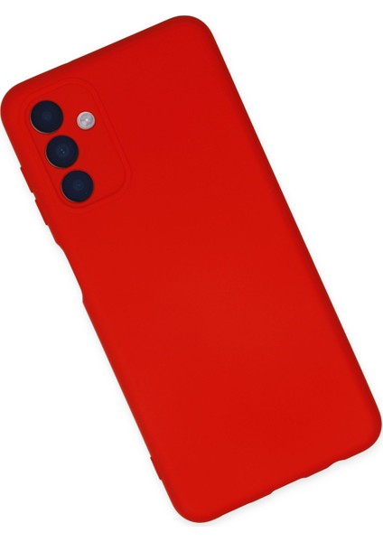 Samsung Galaxy A04S Kılıf Nano Içi Kadife Silikon - Kırmızı 300099