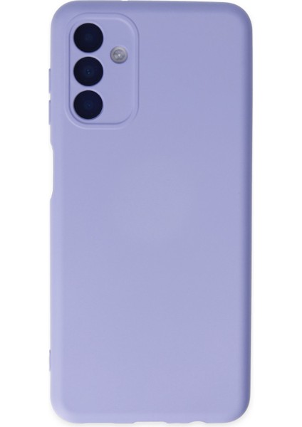 Samsung Galaxy A04S Kılıf Nano Içi Kadife Silikon - Lila 300099