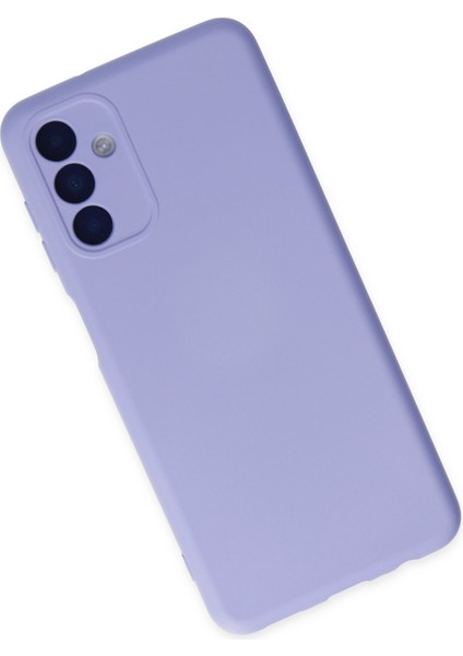 Samsung Galaxy A04S Kılıf Nano Içi Kadife Silikon - Lila 300099
