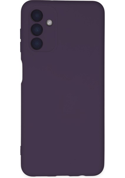 Samsung Galaxy A04S Kılıf Nano Içi Kadife Silikon - Mor 300099