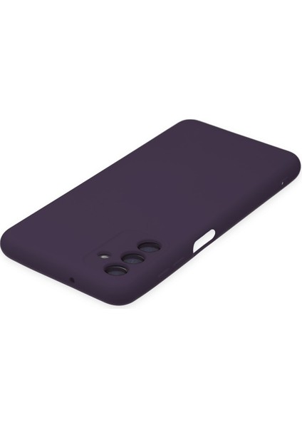 Samsung Galaxy A04S Kılıf Nano Içi Kadife Silikon - Mor 300099