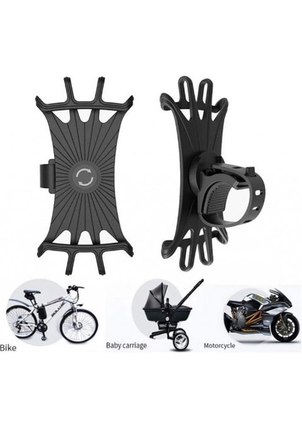 Esnek Silikon Örümcek Bisiklet Telefon Tutucu fiyatları