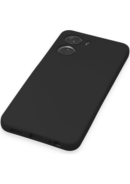 Vivo Y16 Kılıf Nano Içi Kadife Silikon - Siyah 300099