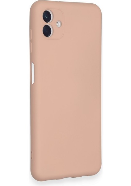 Samsung Galaxy A04 Kılıf Nano Içi Kadife Silikon - Pudra 300099 fiyatları