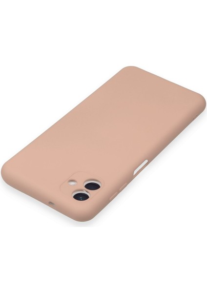 Samsung Galaxy A04 Kılıf Nano Içi Kadife Silikon - Pudra 300099 fırsatları
